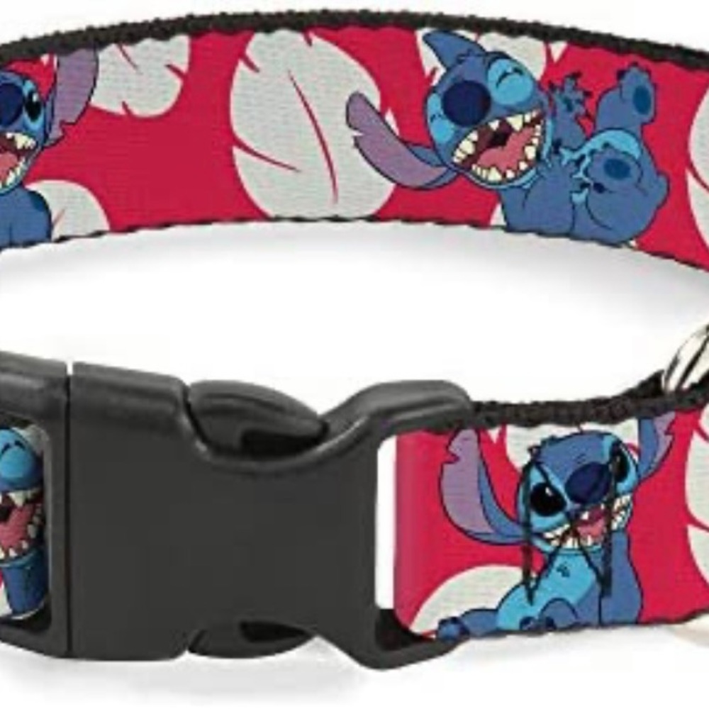 Dog collar Lilo and Stitch size S 1 inch fits 9 lb to 25 lb
